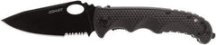 Coast Cutlery - 3-29/32" Blade, 8.9" OAL, Tactical Knife - 5" Closed Length, Glass-Filled Nylon - Apex Tool & Supply
