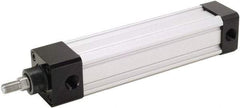 ARO/Ingersoll-Rand - 4" Stroke x 1-1/2" Bore Double Acting Air Cylinder - 3/8 Port, 7/16-20 Rod Thread, 250 Max psi, 185°F - Apex Tool & Supply