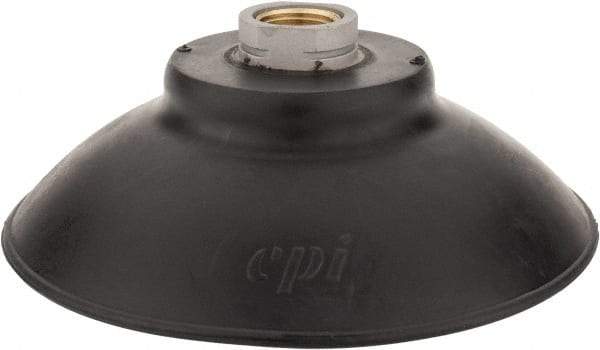 De-Sta-Co - 3/8 NPT Female Port, Flat, Vertical Vacuum Pad - Nitrile - Apex Tool & Supply