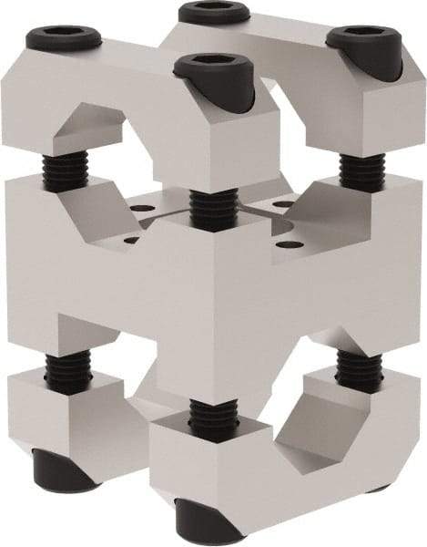 De-Sta-Co - Aluminum Transition Bracket - 104.8mm OAL, Use with BodyBuilder End Effector Systems, Includes Alignment Nuts - Apex Tool & Supply