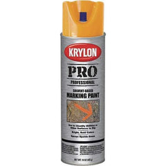 Krylon - 15 fl oz Orange Marking Paint - Solvent Base Formula - Apex Tool & Supply
