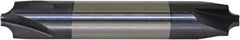 ProMax - 0.05" Radius, 1/4" Mill Diam, 4 Flute Solid Carbide Corner Rounding End Mill - Double End, AlTiN Finish, 2-1/2" OAL, 1/4" Shank Diam - Apex Tool & Supply