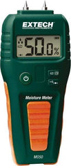 FLIR - 41 to 113°F Operating Temp, Moisture Meter - Digital Display, Accurate to ±3%, Includes (4) Pins, Protective Cap, 9V Battery - Apex Tool & Supply