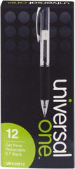 Universal One - Conical Roller Ball Pen - Black - Apex Tool & Supply