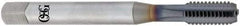 OSG - 5/8-11 UNC 3B 5 Flute TiCN Finish Powdered Metal Straight Flute Machine Tap - Bottoming, Right Hand Thread, 1-13/16" Thread Length, H3 Limit, Oversize, Through Coolant - Exact Industrial Supply