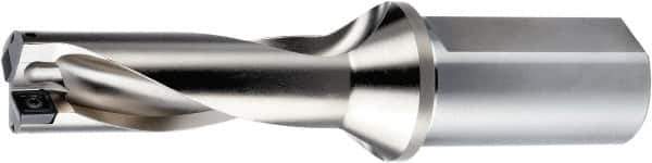 OSG - 3xD, 15mm Diam, Indexable Insert Drill - 2 Inserts, 20mm Shank Diam, Straight Shank - Apex Tool & Supply