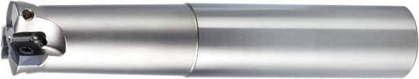 OSG - 1" Cut Diam, 1" Shank Diam, Weldon Shank Indexable High-Feed End Mill - Screw Holding Method, SDMT09... Insert, PHC Toolholder, Through Coolant - Apex Tool & Supply