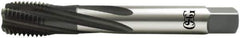 OSG - M16x2.00 Metric Coarse 4 Flute Modified Bottoming Spiral Flute Tap - Vanadium High Speed Steel, Oxide Finish, Right Hand Flute, Right Hand Thread, D17, Series 13126 - Apex Tool & Supply