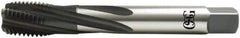 OSG - 5/8-11 UNC 4 Flute 2B Modified Bottoming Spiral Flute Tap - Vanadium High Speed Steel, Oxide Finish, 110mm OAL, Right Hand Flute, Right Hand Thread, Series 13024 - Apex Tool & Supply