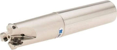 OSG - 0.606" Cutting Diam, 1" Shank Diam, 1" Max Depth of Cut, Straight Shank Indexable Copy End Mill - 3 Inserts, RPH_10... Insert, PRC Toolholder, Through Coolant - Apex Tool & Supply