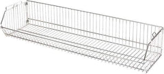 Quantum Storage - 20" Wide, Open Shelving Accessory/Component - Chrome, Chrome Finish, 36" Long, Use with Wire Shelving Units - Apex Tool & Supply