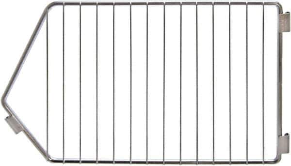 Quantum Storage - 12" Wide, Open Shelving Accessory/Component - Chrome, Chrome Finish, 20" Long, Use with 12" High Modular Stacking Baskets - Apex Tool & Supply