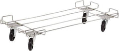 Quantum Storage - 400 Lb Capacity Chrome Dolly - 36" Long x 20" Wide x 6" High, 5" Wheels - Apex Tool & Supply