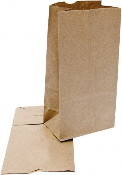 DURO BAG MFR - Kraft Grocery Bag - 5 x 3-11/32 x 9-3/4, Brown - Apex Tool & Supply