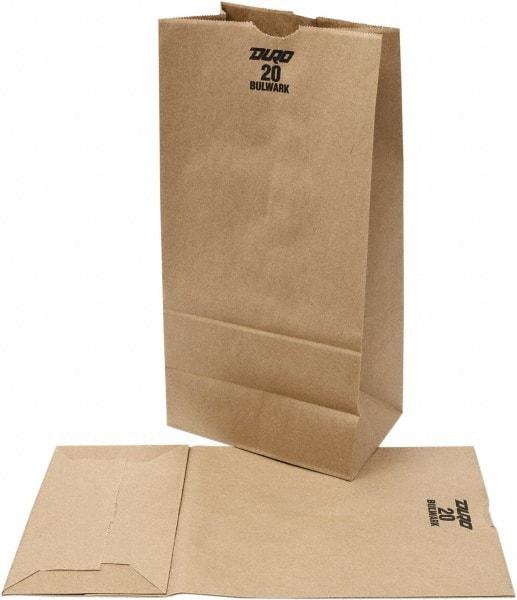 DURO BAG MFR - Kraft Grocery Bag - 8-1/4 x 5-5/16 x 16-1/8, Brown - Apex Tool & Supply
