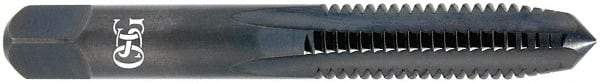 OSG - 7/8-9 UNC 2B 4 Flute TiCN Finish High Speed Steel Straight Flute Standard Hand Tap - Plug, Right Hand Thread, 4-11/16" OAL, 2-7/32" Thread Length, H6 Limit, Oversize - Apex Tool & Supply