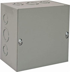 nVent Hoffman - Steel Junction Box Enclosure Screw Flat Cover - NEMA 1, 6" Wide x 6" High x 4" Deep - Apex Tool & Supply