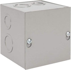 nVent Hoffman - Steel Junction Box Enclosure Screw Flat Cover - NEMA 1, 4" Wide x 4" High x 4" Deep - Apex Tool & Supply