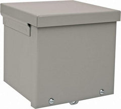 nVent Hoffman - Steel Junction Box Enclosure Screw Flat Cover - NEMA 3R, 6" Wide x 6" High x 6" Deep - Apex Tool & Supply