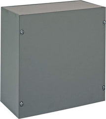 nVent Hoffman - Steel Junction Box Enclosure Screw Flat Cover - NEMA 1, 12" Wide x 12" High x 6" Deep - Apex Tool & Supply