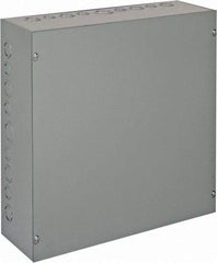 nVent Hoffman - Steel Junction Box Enclosure Screw Flat Cover - NEMA 1, 18" Wide x 18" High x 6" Deep - Apex Tool & Supply