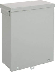 nVent Hoffman - Steel Junction Box Enclosure Screw Flat Cover - NEMA 3R, 8" Wide x 10" High x 4" Deep - Apex Tool & Supply