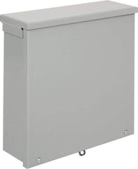 nVent Hoffman - Steel Junction Box Enclosure Screw Flat Cover - NEMA 3R, 12" Wide x 12" High x 4" Deep - Apex Tool & Supply