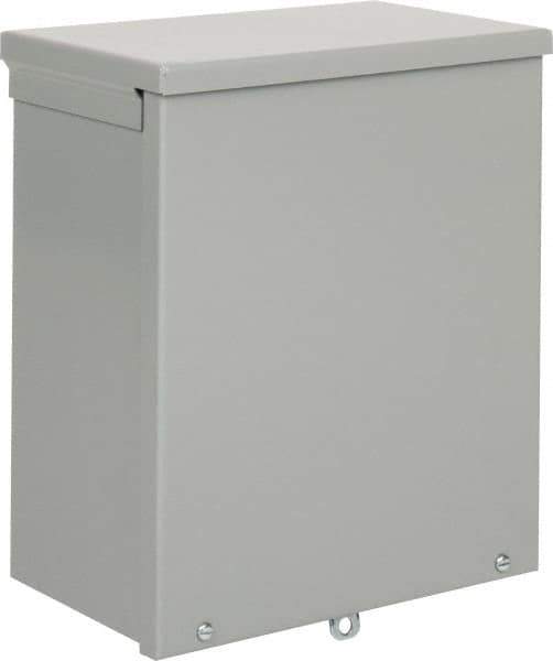 nVent Hoffman - Steel Junction Box Enclosure Screw Flat Cover - NEMA 3R, 10" Wide x 12" High x 6" Deep - Apex Tool & Supply