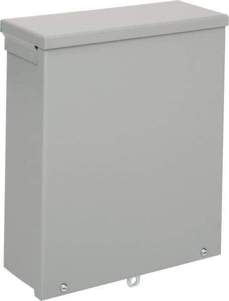 nVent Hoffman - Steel Junction Box Enclosure Screw Flat Cover - NEMA 3R, 10" Wide x 12" High x 4" Deep - Apex Tool & Supply