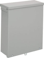 nVent Hoffman - Steel Junction Box Enclosure Screw Flat Cover - NEMA 3R, 10" Wide x 12" High x 4" Deep - Apex Tool & Supply