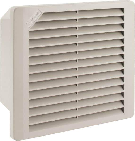 nVent Hoffman - 140 CFM, Enclosure Cooling Fan Package - 8-7/8 Inch Wide x 3-7/8 Inch Deep x 7-13/16 Inch High, 115 VAC, ABS Grill and Enclosure - Apex Tool & Supply