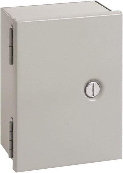 nVent Hoffman - Steel Junction Box Enclosure Hinge Flat Cover - NEMA 1, 12" Wide x 12" High x 4" Deep - Apex Tool & Supply