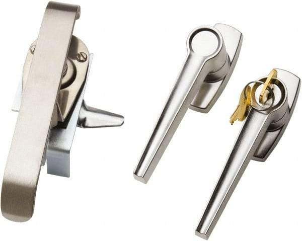 nVent Hoffman - 12 NEMA Rated, Electrical Enclosure Steel Keylock Kit - For Use with Type 12 Enclosure, Includes Adjustable Rod Guides, All Hardware, Handle, Latch & Latch Rods - Apex Tool & Supply