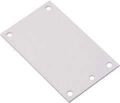 nVent Hoffman - 4-7/8" OAW x 4-7/8" OAH Powder Coat Finish Electrical Enclosure Junction Box Panel - 6" x 6" Box, 14 Gauge Steel, Use with A606CH/A606CHEMC/A606CHFTC/A606CHNF/A606CHQR/A606LP/A606NF/A606SC/D664IS/D666IS - Apex Tool & Supply