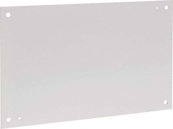 nVent Hoffman - 13" OAW x 21" OAH Powder Coat Finish Electrical Enclosure Nonperforated Panel - 24" x 16" Box, 12 Gauge Steel, Use with A241606LP/A241608LP/A24H16ALP - Apex Tool & Supply