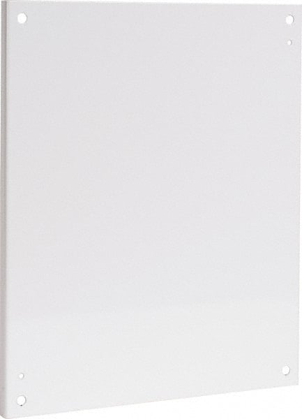 nVent Hoffman - 17" OAW x 21" OAH Powder Coat Finish Electrical Enclosure Nonperforated Panel - Exact Industrial Supply