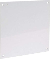 nVent Hoffman - 17" OAW x 17" OAH Powder Coat Finish Electrical Enclosure Nonperforated Panel - 20" x 20" Box, 12 Gauge Steel, Use with A202006LP/A202008LP/A202010LP/A20H20ALP/A20H20BLP/A20H20BLP3PT - Apex Tool & Supply