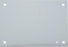 nVent Hoffman - 9" OAW x 13" OAH Powder Coat Finish Electrical Enclosure Nonperforated Panel - 16" x 12" Box, 12 Gauge Steel, Use with A161206LP/A161208LP/A161210LP/A16H12ALP/A16H12BLP - Apex Tool & Supply