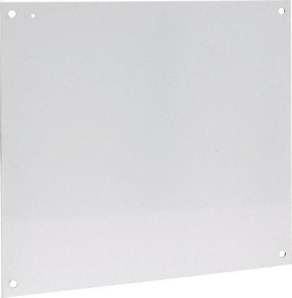nVent Hoffman - 18-1/2" OAW x 21" OAH Powder Coat Finish Electrical Enclosure Nonperforated Panel - 24" x 20" Box, 14 Gauge Steel, Use with A24N2010LP/A24N206LP/A24N208LP/A24N20BLP/A24N20CLP/A30N24ALP - Apex Tool & Supply