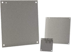 nVent Hoffman - 28-1/2" OAW x 32" OAH Powder Coat Finish Electrical Enclosure Nonperforated Panel - 36" x 30" Box, 12 Gauge Steel, Use with A36N3012LP/A36N306LP/A36N308LP/A36N30ALP/A36N30BLP/A36N30DLP - Apex Tool & Supply