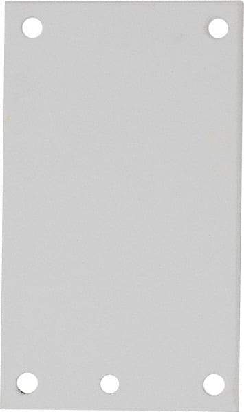 nVent Hoffman - 2-7/8" OAW x 4-7/8" OAH Powder Coat Finish Electrical Enclosure Junction Box Panel - 6" x 4" Box, 14 Gauge Steel, Use with A644PHC/A644PHCW/A845JFGR - Apex Tool & Supply
