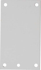 nVent Hoffman - 2-7/8" OAW x 4-7/8" OAH Powder Coat Finish Electrical Enclosure Junction Box Panel - 6" x 4" Box, 14 Gauge Steel, Use with A644PHC/A644PHCW/A845JFGR - Apex Tool & Supply