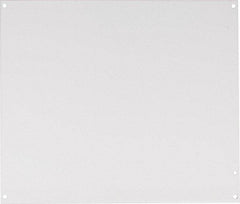 nVent Hoffman - 10-7/8" OAW x 12-7/8" OAH Powder Coat Finish Electrical Enclosure Junction Box Panel - 14" x 12" Box, 14 Gauge Steel, Use with A14128PHC/A14128PHCW/A16128JFGR - Apex Tool & Supply