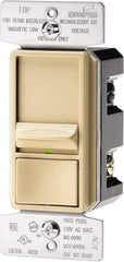 Cooper Wiring Devices - 1 and 3 Pole, 120 VAC, 60 Hz, 600 Watt, Residential Grade, Slide Switch, Wall and Dimmer Light Switch - 1.8 Inch Wide, Fluorescent, Halogen, Incandescent - Apex Tool & Supply