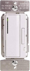 Cooper Wiring Devices - 1 Pole, 120 VAC, 60 Hz, 600 Watt, Residential Grade, Push On and Off, Wall and Dimmer Light Switch - 1.8 Inch Wide, Fluorescent, Halogen, Incandescent - Apex Tool & Supply