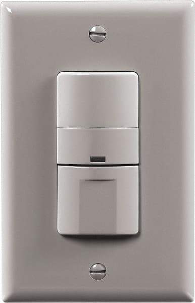 Cooper Wiring Devices - 450 Square Ft. Coverage, Infrared Vacancy Sensor Wall Switch - 600 at 120 V Incandescent, 600 at 120 V Fluorescent, 120 VAC, Almond - Apex Tool & Supply