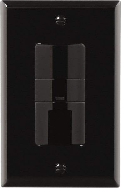 Cooper Wiring Devices - 450 Square Ft. Coverage, Infrared Occupancy Sensor Wall Switch - 600 at 120 V Incandescent, 600 at 120 V Fluorescent, 120 VAC, Black - Apex Tool & Supply