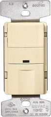 Cooper Wiring Devices - 450 Square Ft. Coverage, Infrared Occupancy Sensor Wall Switch - 600 at 120 V Incandescent, 600 at 120 V Fluorescent, 120 VAC, Almond - Apex Tool & Supply