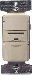 Cooper Wiring Devices - 1,000 Square Ft. Coverage, Infrared Vacancy Sensor Wall Switch - 600 at 120 V Incandescent, 600 at 120 V Fluorescent, 120 VAC, Ivory - Apex Tool & Supply