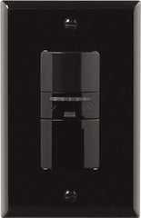 Cooper Wiring Devices - 1,000 Square Ft. Coverage, Infrared Vacancy Sensor Wall Switch - 600 at 120 V Incandescent, 600 at 120 V Fluorescent, 120 VAC, Black - Apex Tool & Supply